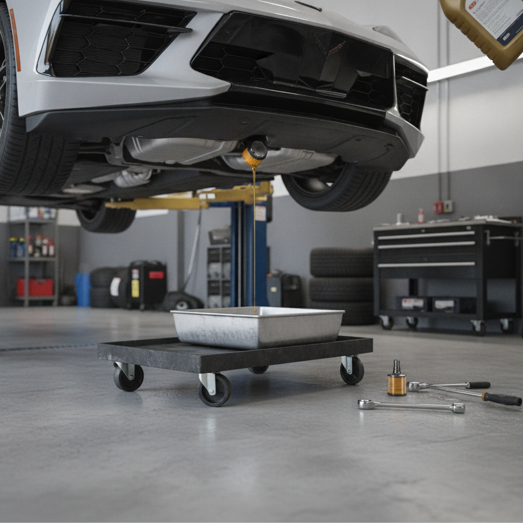 Corvette Oil Change No people's faces